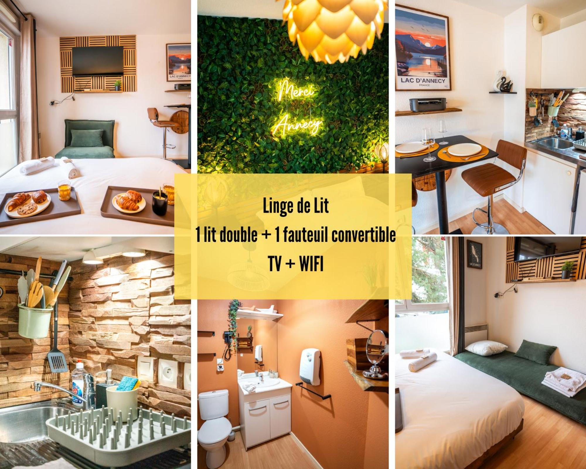 Cabana & Merci Annecy - Parking Et Proche Du Lac Εξωτερικό φωτογραφία